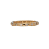 Diamond Band Minimalist Design: Solid 14K Gold – Round Brilliant Diamond Fine Jewelry Ring for Everyday Elegance