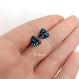 Natural Trillion Cut London Blue Topaz – Calibrated Loose Faceted Gemstone for Jewelry Making
