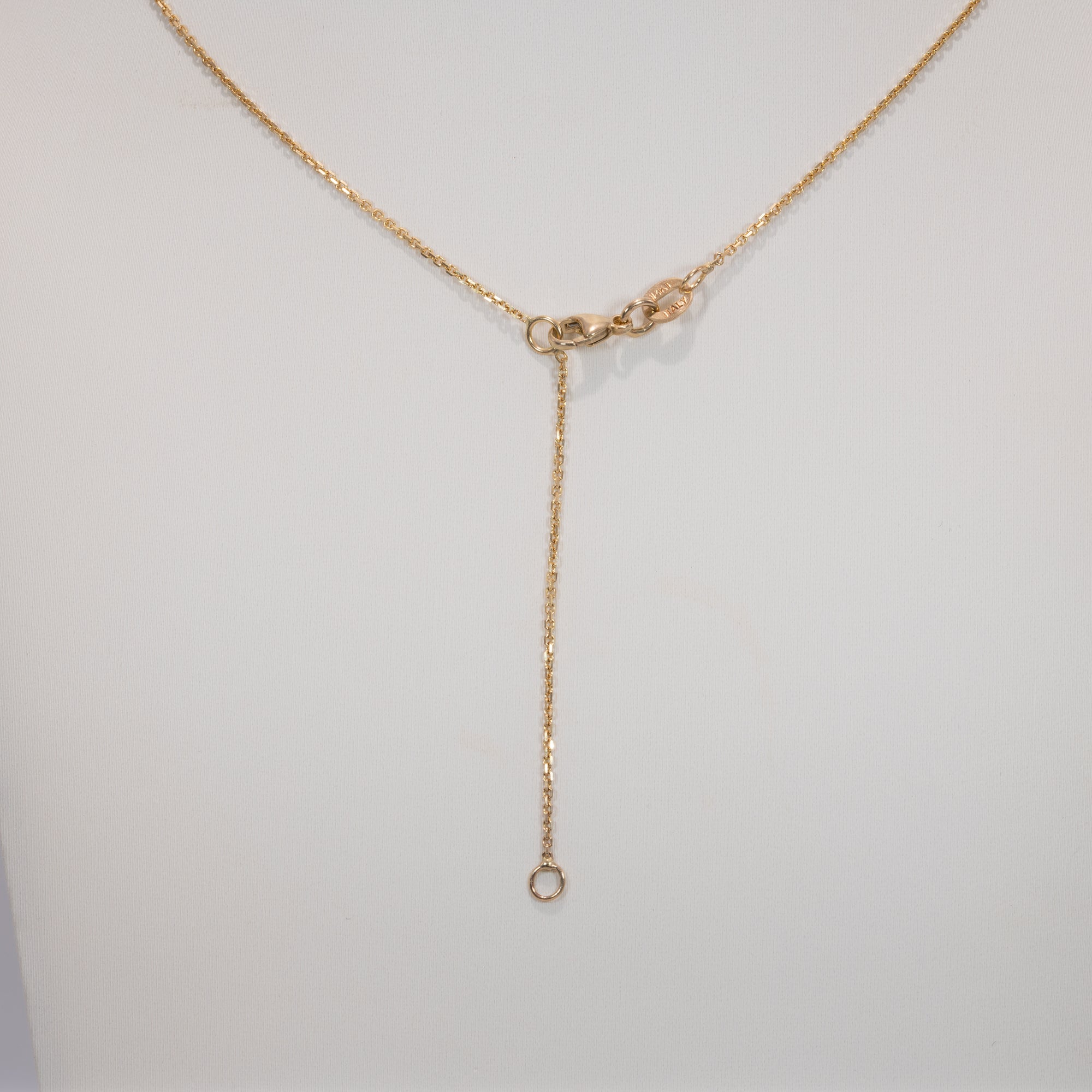 14K yellow gold zambian emerald necklace