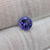 AAA Vivid Blue Tanzanite 1.6 Ct Round 7 mm Natural Gemstone – Brilliant Cut Fine Tanzanite for Custom Jewelry