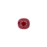 Premium GIA Certified Burma Ruby Cushion Cut 1.79cts 6.73x6.13mm – Heated Red Gemstone