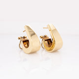 7.37g Estate Hoop Earrings | 14k Solid Gold