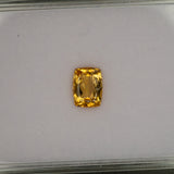 Natural Brazilian Imperial Topaz Cushion Cut Loose Gem ~1.7cts - Rare Earth-Mined Gemstone