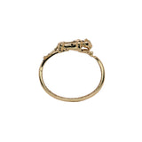 Dhriti 14K Yellow Gold Leopard Diamond Bangle
