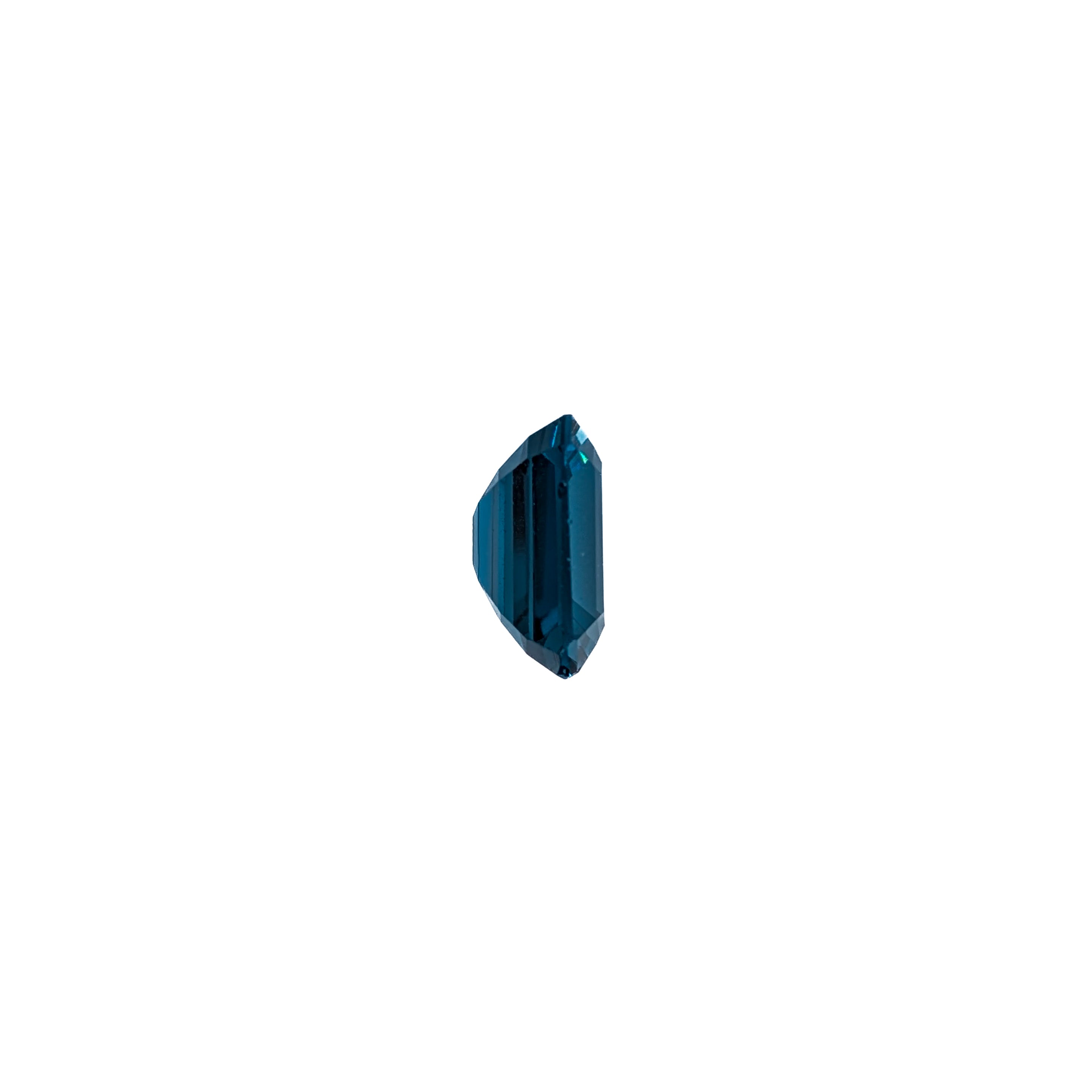 Emerald Cut London Blue Topaz Loose Gemstone 39
