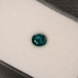 Natural Cambodian Blue Zircon Oval Shape 7.3x6.3x6.5mm 3.49ct Loose Gemstone