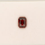 2.4ct Spessartite Garnet emerald cut 8x6mm loose orange gemstone