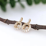 Gorgeous Oval Pendant Semi Mount w Diamond Accents