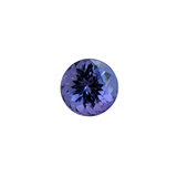 AAA Vivid Blue Tanzanite 2.1 Ct Round Cut 8 mm Natural Loose Gemstone – Fine Collector Tanzanite for Custom Jewelry