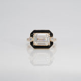 14K Yellow Gold Lab Grown Diamond Ring