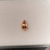 Natural Brazilian Imperial Topaz Pear Cut Loose Gem ~0.71cts - Rare Earth-Mined Gemstone