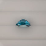 natural cambodian blue zircon cushion loose gemstone