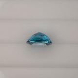 natural cambodian blue zircon cushion loose gemstone