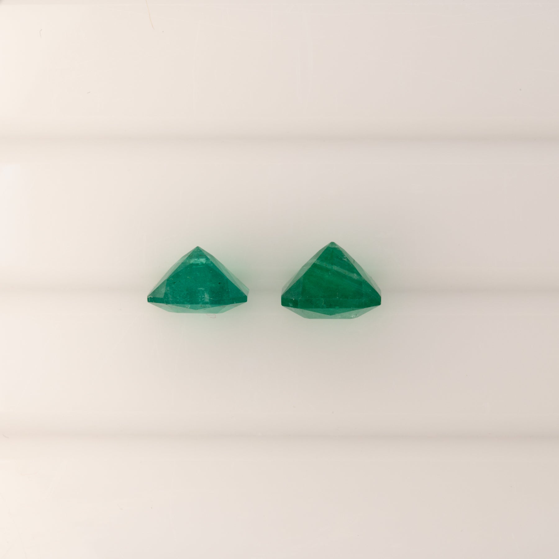 1.23ct zambian emerald asscher 6.5mm loose green gemstone