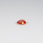 1.01 carat natural Ceylon padparadscha sapphire oval 6.7x5.1mm loose gemstone – view 4