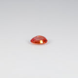 1.01 carat natural Ceylon padparadscha sapphire oval 6.7x5.1mm loose gemstone – view 4