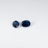 1.3 carat natural blue sapphire oval 8x6mm loose gemstone – view 3