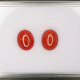 Natural Italian Coral Cabochon Cut 10x8mm 2.18ct Loose Gemstone