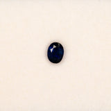 1.01 carat natural blue sapphire, oval 6x4.7mm loose gemstone