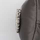 Platinum Natural Diamond Circle Pendant