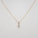14K Yellow Gold Lab Grown Diamond Pendant