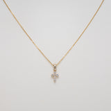 14K Yellow Gold Lab Grown Diamond Pendant