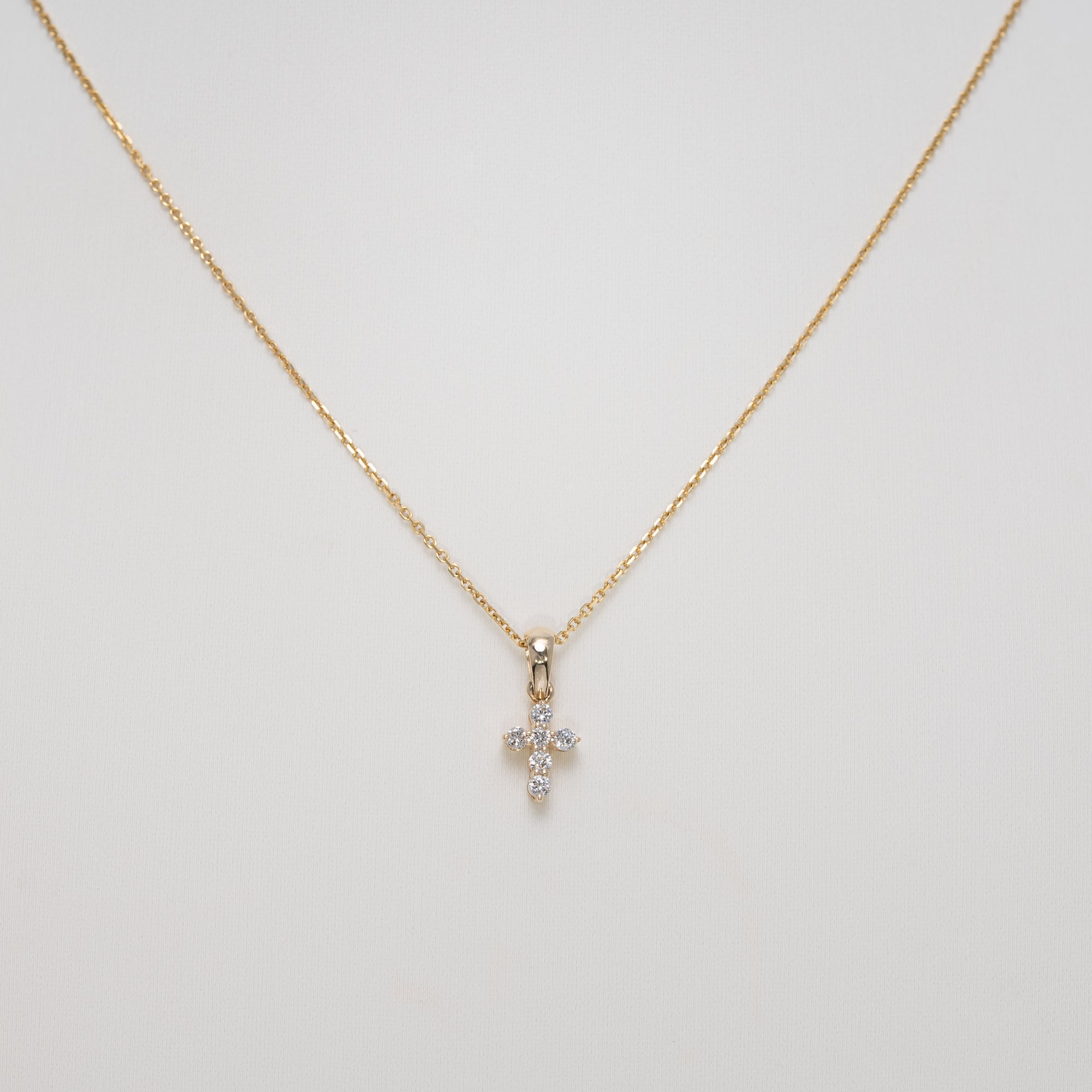 14K Yellow Gold Lab Grown Diamond Pendant