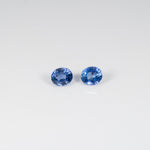 0.53 carat natural AAA grade blue sapphire oval 5x4mm loose gemstone – view 2