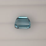 natural cambodian blue zircon emerald cut loose gemstone