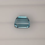 natural cambodian blue zircon emerald cut loose gemstone