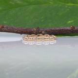 14K yellow gold diamond eternity band
