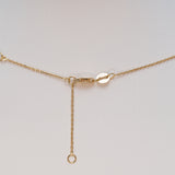 14K Yellow Gold Zambian Emerald Necklace