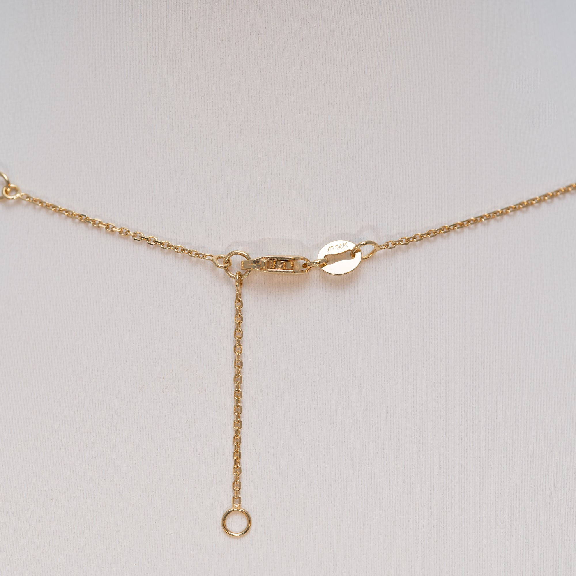 14K Yellow Gold Zambian Emerald Necklace