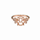 Beautiful Ring Setting W Marquise Diamond Accents in 14k Solid Gold | Oval | Customizable