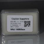 2.14 carat natural blue sapphire oval 8.6x6.7mm loose gemstone – view 5