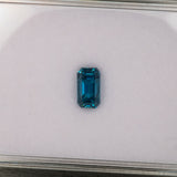 Natural Cambodian Blue Zircon Emerald Cut 8.7x5x6mm 3.59ct Loose Gemstone