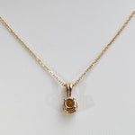 14K Yellow Gold Citrine Pendant