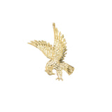 Estate 14K Yellow Gold Golden Eagle Pendant