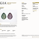 GIA report 2235977212 for 2.02 carat natural untreated color-change alexandrite