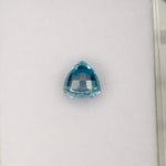 natural cambodian blue zircon oval loose gemstone