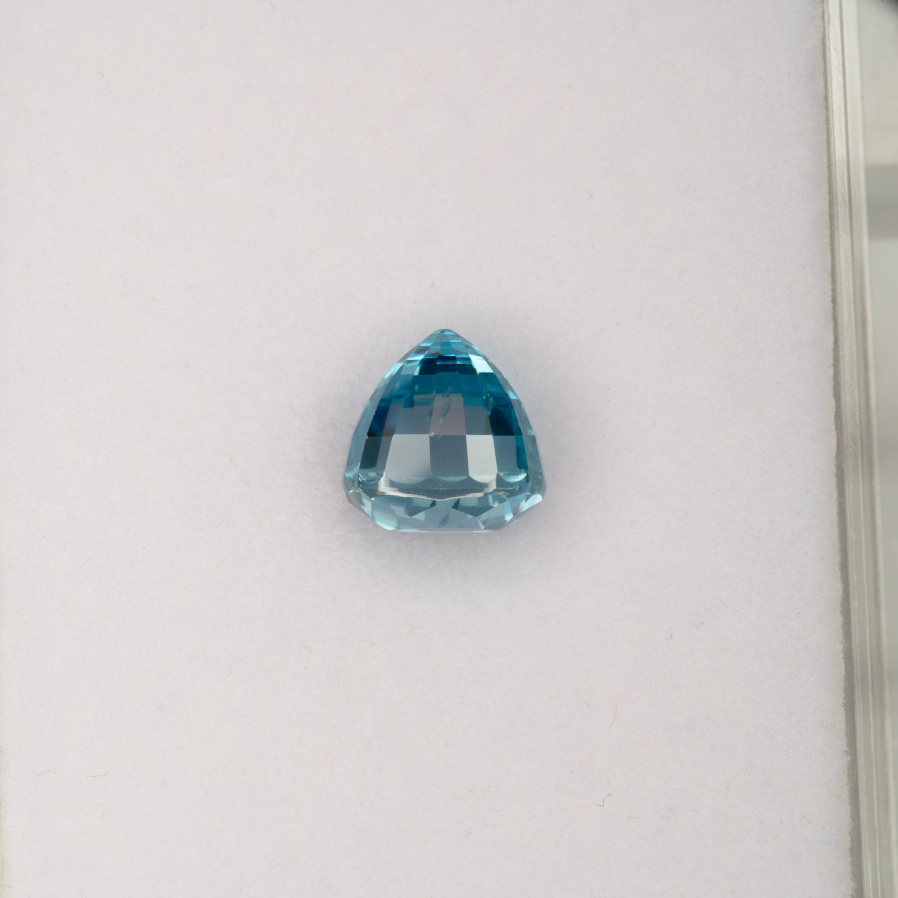 natural cambodian blue zircon oval loose gemstone