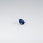 0.53 carat natural AA grade blue sapphire oval 5x4mm loose gemstone – view 3