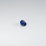 0.53 carat natural AA grade blue sapphire oval 5x4mm loose gemstone – view 3