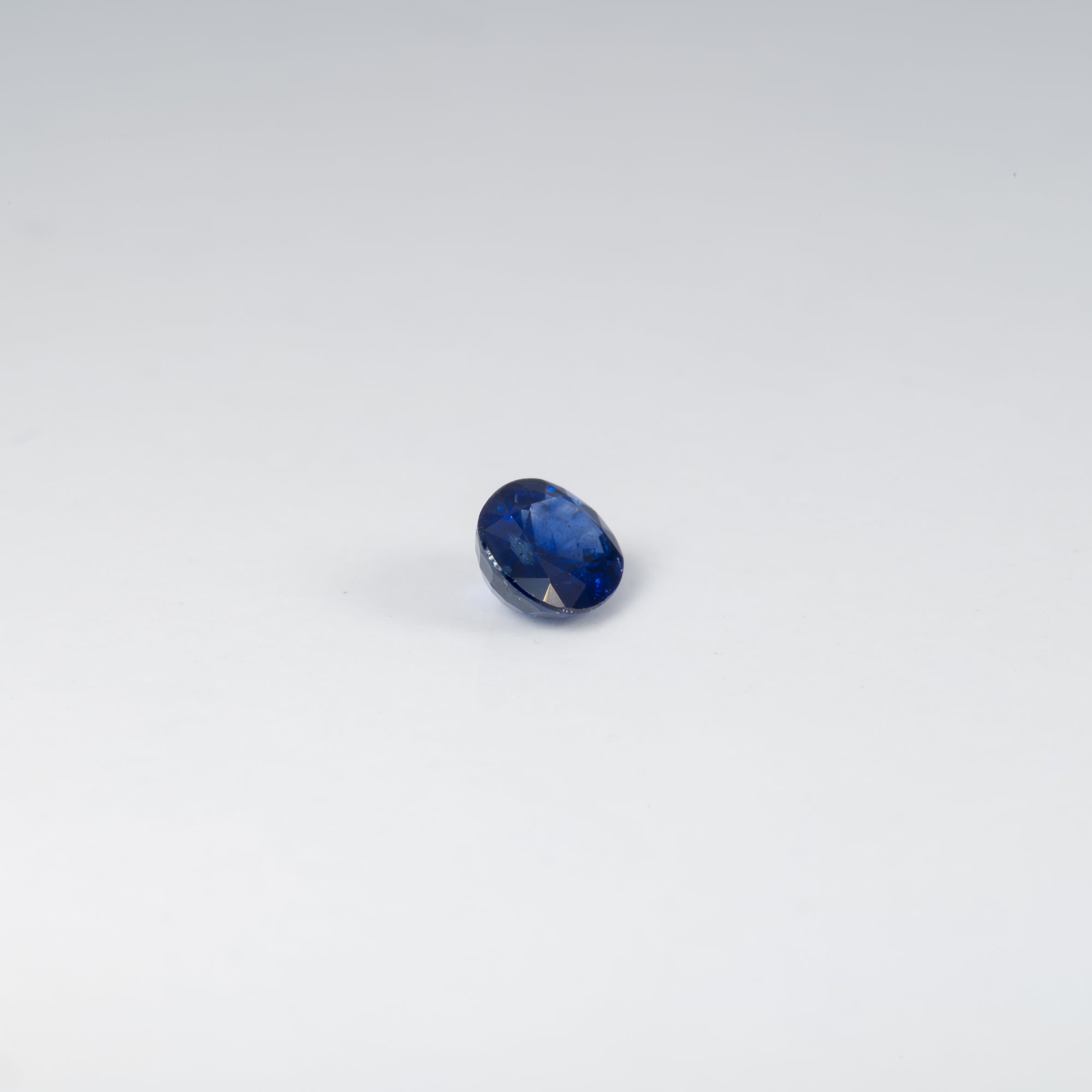 0.53 carat natural AA grade blue sapphire oval 5x4mm loose gemstone – view 3