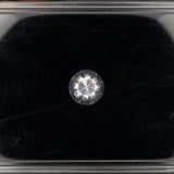 Natural Cambodian White Zircon Round Shape 8mm 2.27ct Loose Gemstone