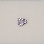 1.28 carat natural purple sapphire, shield cut 6.7x6.5mm Ceylon loose gemstone