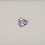 1.28 carat natural purple sapphire, shield cut 6.7x6.5mm Ceylon loose gemstone