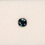 1.18 carat natural blue sapphire, cushion 6mm loose gemstone