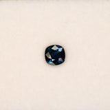1.18 carat natural blue sapphire, cushion 6mm loose gemstone
