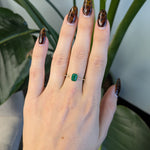 14K Yellow Gold Zambian Emerald Ring